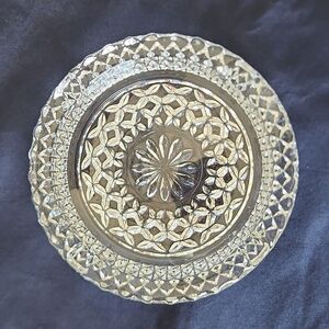 Vintage Round Glass Ashtray